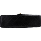 Chanel Quilted Lambskin 24K Gold Medium Double Flap Shoulder Bag