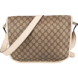Gucci Monogram GG Supreme Canvas Messenger Crossbody Bag