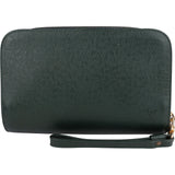 Louis Vuitton Green Taiga Leather Baikal Clutch Bag