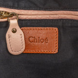 Chloé Stitching Leather Paraty Handbag