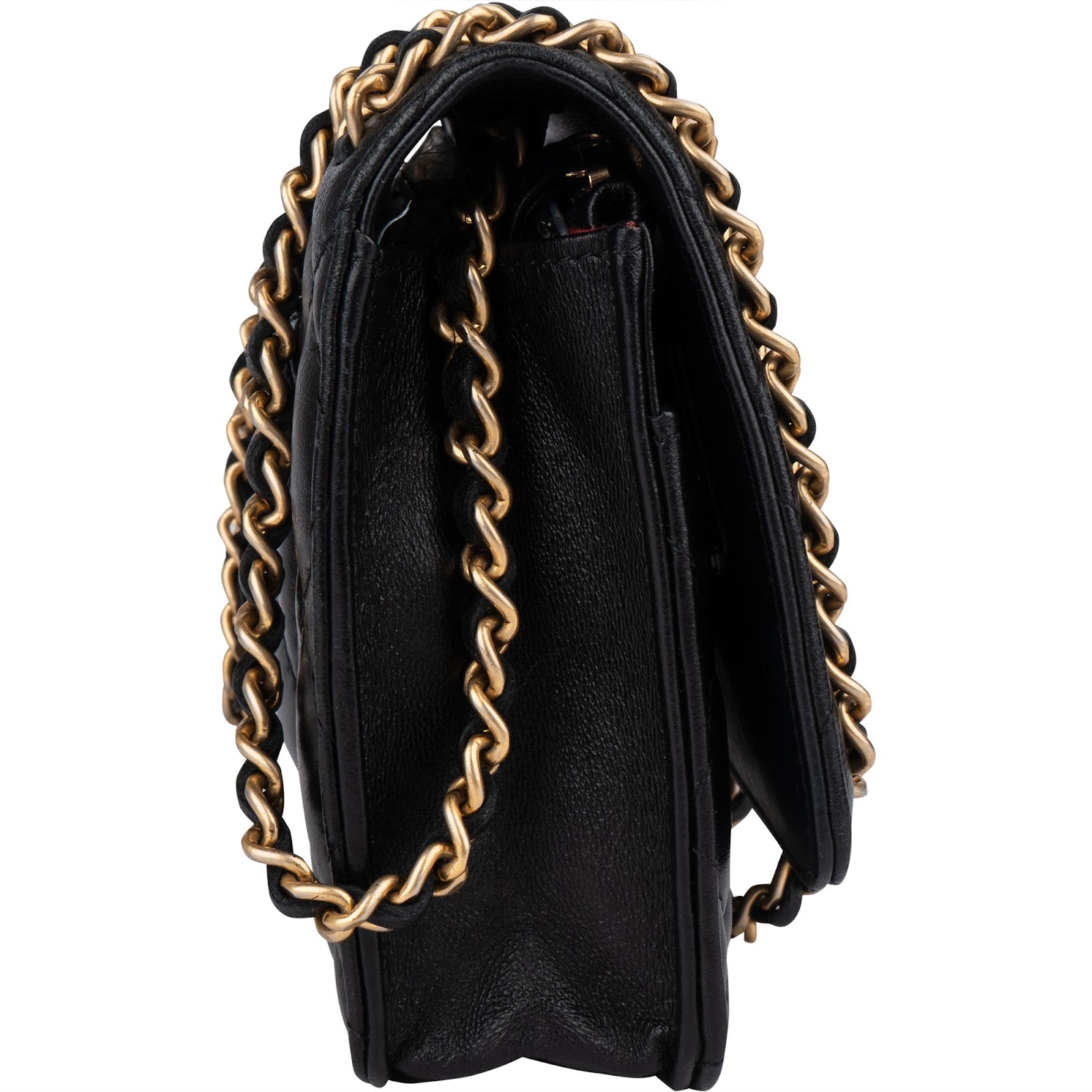 Chanel Limited Quilted Lambskin Wallet On Chain Crossbody Bag - vintageandkickz