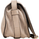 Chloé Grained Leather Marcie Saddle Small Crossbody Bag