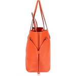 Louis Vuitton Orange Epi Leather Neverfull MM Shoulder Bag - vintageandkickz