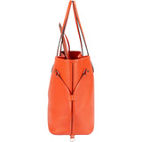 Louis Vuitton Orange Epi Leather Neverfull MM Shoulder Bag - vintageandkickz
