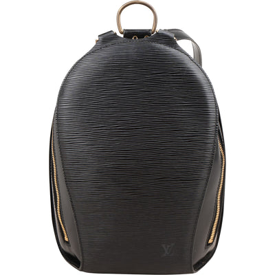 Louis Vuitton Noir Epi Leather Mabillon Backpack