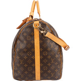 Louis Vuitton Monogram Canvas Keepall 60 Bandoulière Travel Bag