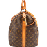 Louis Vuitton Monogram Canvas Keepall 55 Bandoulière Travel Bag