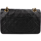 Chanel Quilted Lambskin 24K Gold Small Double Flap Shoulder Bag
