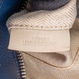 Loewe Blue Grained Calfskin Puzzle Crossbody Handbag