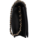 Chanel Quilted Lambskin 24K Gold Single Flap Shoulder Bag