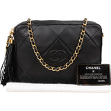 Chanel Quilted Lambskin CC Camera Crossbody Shoulder Bag