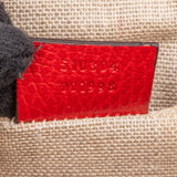 Gucci Grained Leather Interlocking GG Small Crossbody Bag