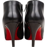 Christian Louboutin Black Leather Belle Ankle Boots (37,5)