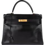 Hermès Box Calf Kelly 32 Handbag