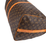 Louis Vuitton Monogram Canvas Keepall 55 Bandoulière Travel Bag