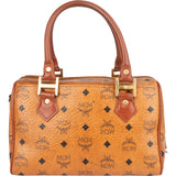 MCM Monogram Visetos Boston Handbag