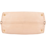 Miu Miu Madras Leather Side Zip Tote Handbag