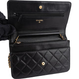 Chanel Quilted Lambskin CC Wallet On Chain Crossbody Bag