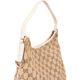 Gucci Monogram GG Canvas New Britt Hobo Shoulder Bag