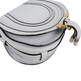 Chloé Grained Calfskin Marcie Small Saddle Crossbody Bag