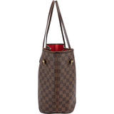 Louis Vuitton Monogram Damier Ebene Canvas Neverfull MM Shoulder Bag