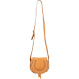 Chloé Grained Calfskin Marcie Saddle Small Crossbody Bag
