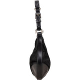 Prada Tessuto and Leather Triangle Hobo Shoulder Bag