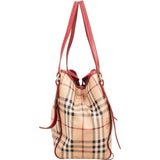 Burberry Coated Canvas Haymarket Check Canterbury Shoulder Bag