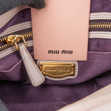 Miu Miu Matelassé Leather Coffer Hobo Shoulder Bag