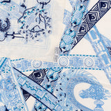 Hermès Les Clés Silk Cashmere Triangle 140 Scarf Tuch LE SONGE DE LA LICORNE ANNIE FAIVRE