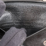 Balenciaga Black Leather Classic Key Holder