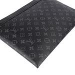 Louis Vuitton Monogram Eclipse Discovery Pochette Laptop Clutch - vintageandkickz