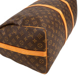 Louis Vuitton Monogram Canvas Keepall 50 Bandoulière Travel Bag