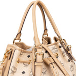 MCM Monogram Visetos Drawstring Handbag - vintageandkickz