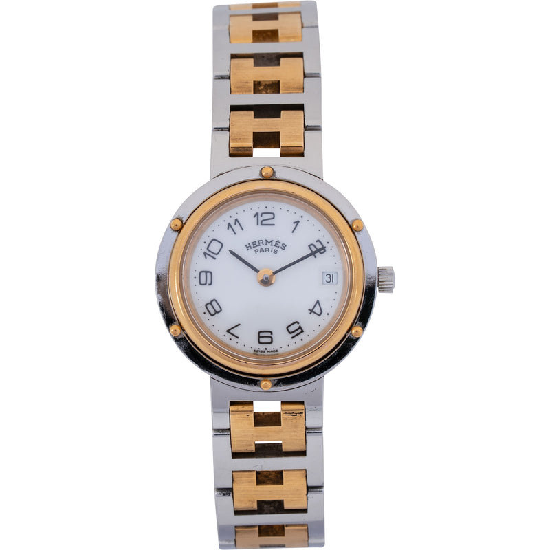 Hermès Two Tone Clipper Woman Watch