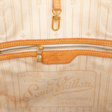 Louis Vuitton Monogram Damier Azur Canvas Neverfull MM Shoulder Bag