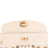 Miu Miu Studded Leather Turnlock Shoulder Bag