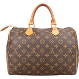 Louis Vuitton Monogram Canvas Speedy 30 Handbag