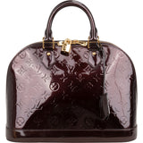 Louis Vuitton Monogram Vernis Amarante Alma PM Handbag