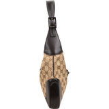 Gucci Monogram GG Canvas Jackie Web Stripe Shoulder Bag