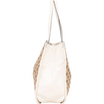 Gucci Monogram GG Canvas Horsebit Tote Shoulder Bag - vintageandkickz