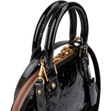 Louis Vuitton Noir Monogram Vernis Leather Alma BB Handbag