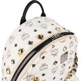 MCM Monogram Visetos Stark Studded Backpack