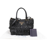 Prada Matelassé Nappa Leather Gaufre Small Tote Handbag