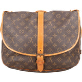 Louis Vuitton Monogram Canvas Saumur 35 Crossbody Bag