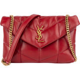 Saint Laurent Quilted Leather Small Loulou Crossbody Bag