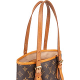 Louis Vuitton Monogram Canvas Bucket PM Shoulder Bag