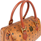 MCM Monogram Visetos Boston Handbag