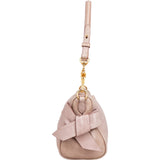 Miu Miu Vitello Lux Bow Pochette Shoulder Bag