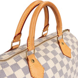 Louis Vuitton Monogram Damier Azur Speedy 30 Handbag